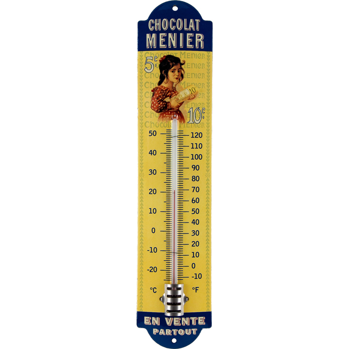 Thermomètre Chocolat Menier - LA COMPAGNIE DES RÉCLAMES
