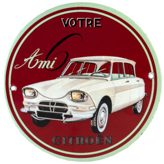 Plaque Citroën Ami 6