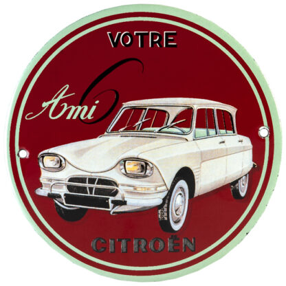 Plaque Citroën Ami 6