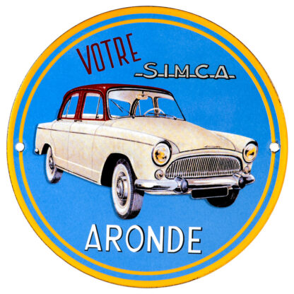 Plaque Simca Aronde