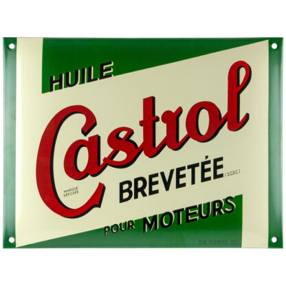Plaque Castrol