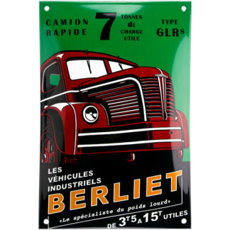 Plaque Camion Berliet GLR8