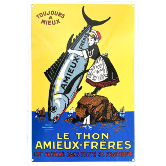 Plaque Le Thon Amieux-Frères