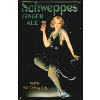 Tôle Schweppes Ginger